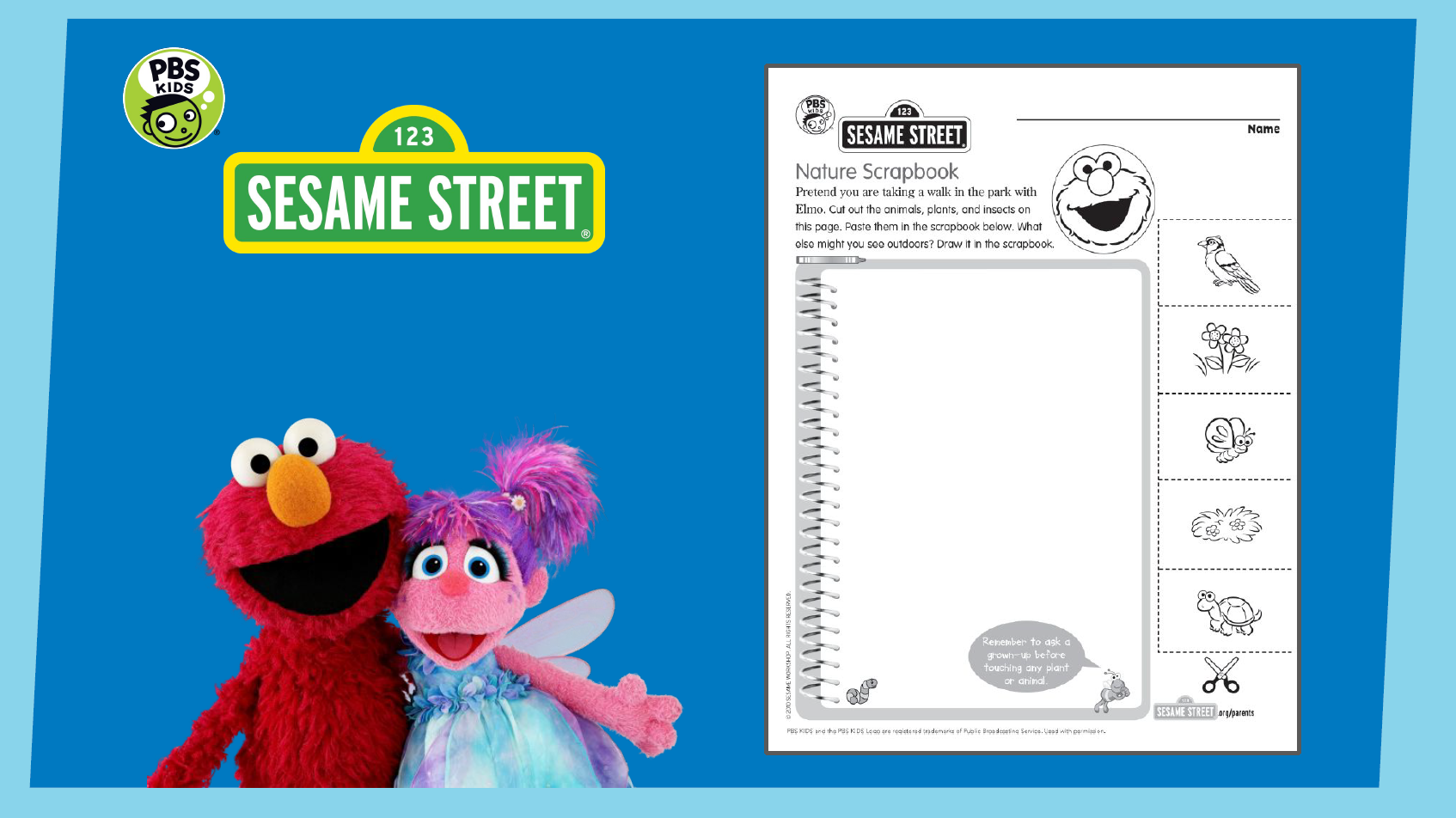Printables Sesame Street PBS LearningMedia