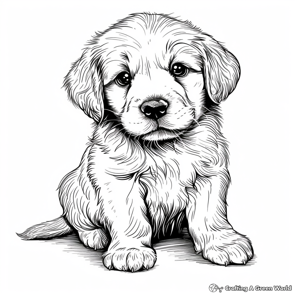 Puppy Coloring Pages Free Printable 