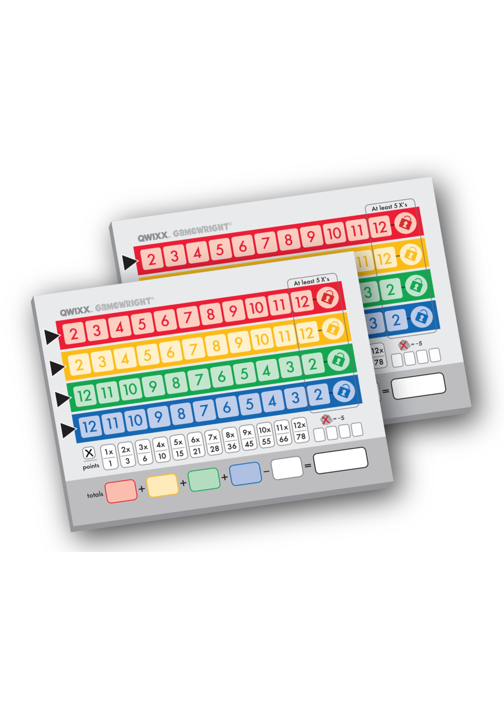 Free Printable Qwixx Score Sheet