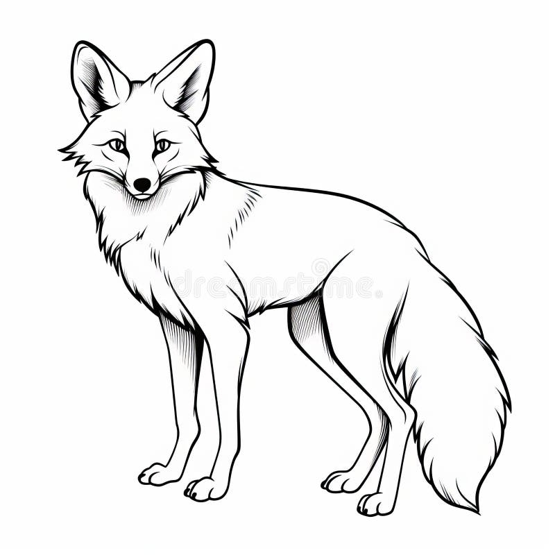 Red Fox Coloring Stock Illustrations 383 Red Fox Coloring Stock Illustrations Vectors Clipart Dreamstime