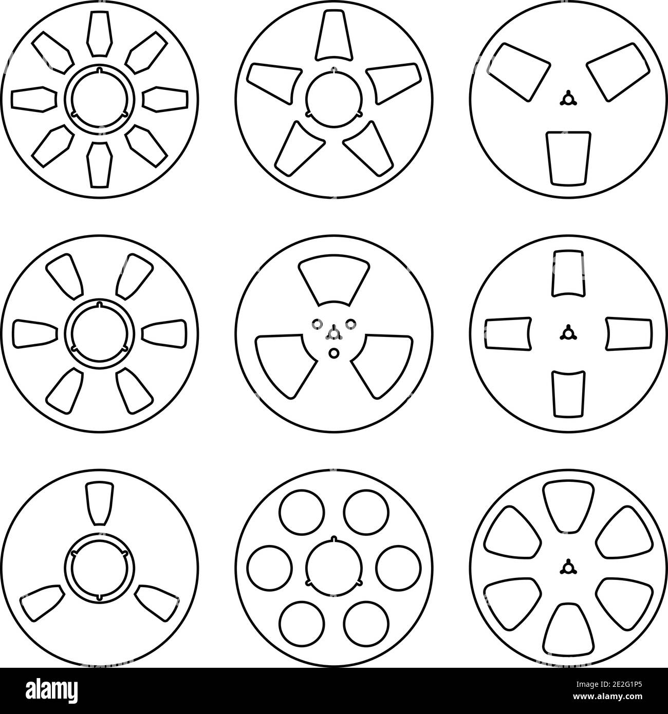 Reel To Reel Vector Vectors Hi res Stock Photography And Images Alamy