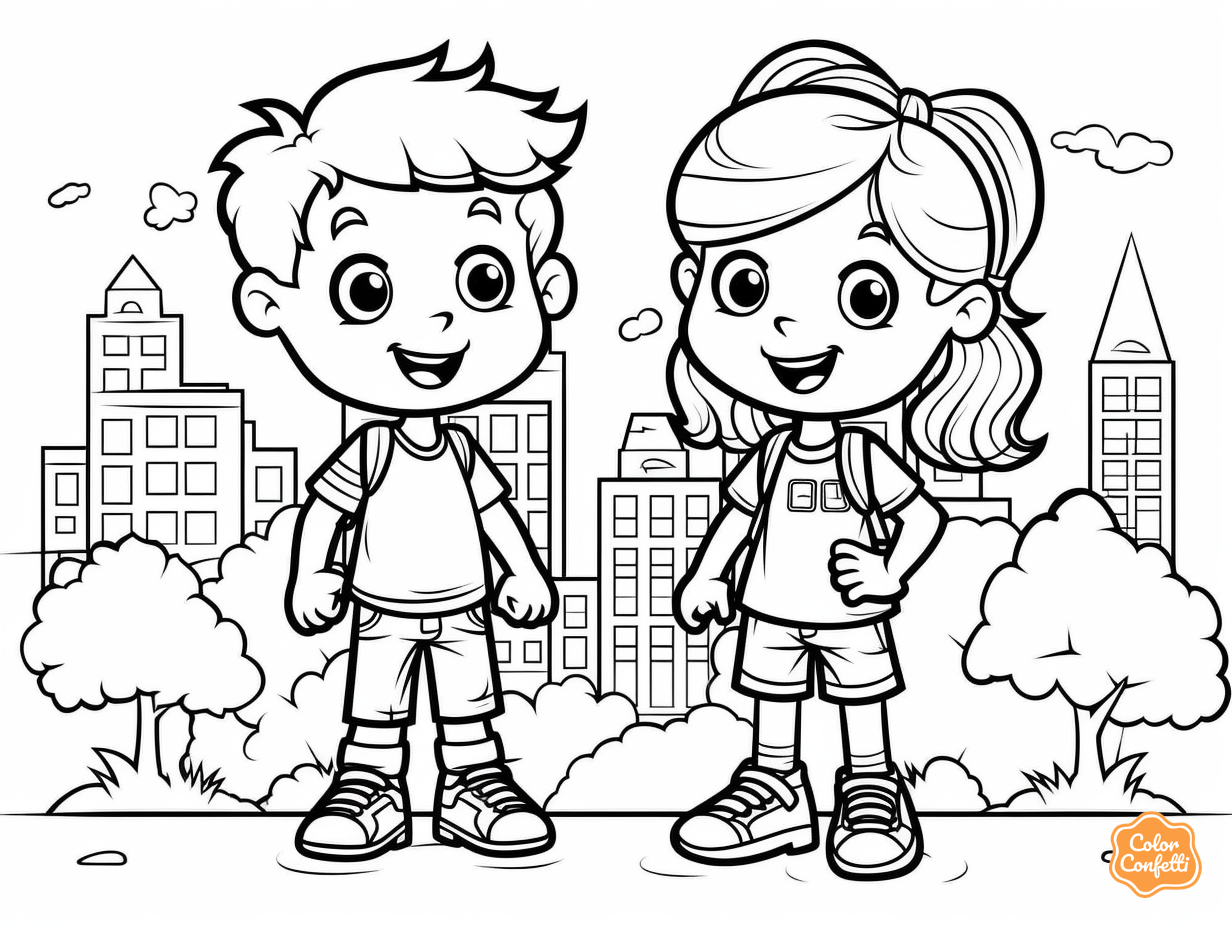 Responsibility Coloring Page For Kids Free Printable
