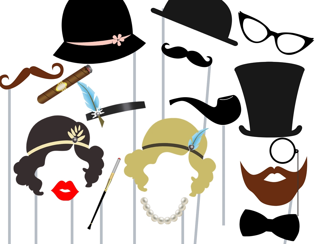 Roaring Twenties Gatsby Party Props Magical Printable