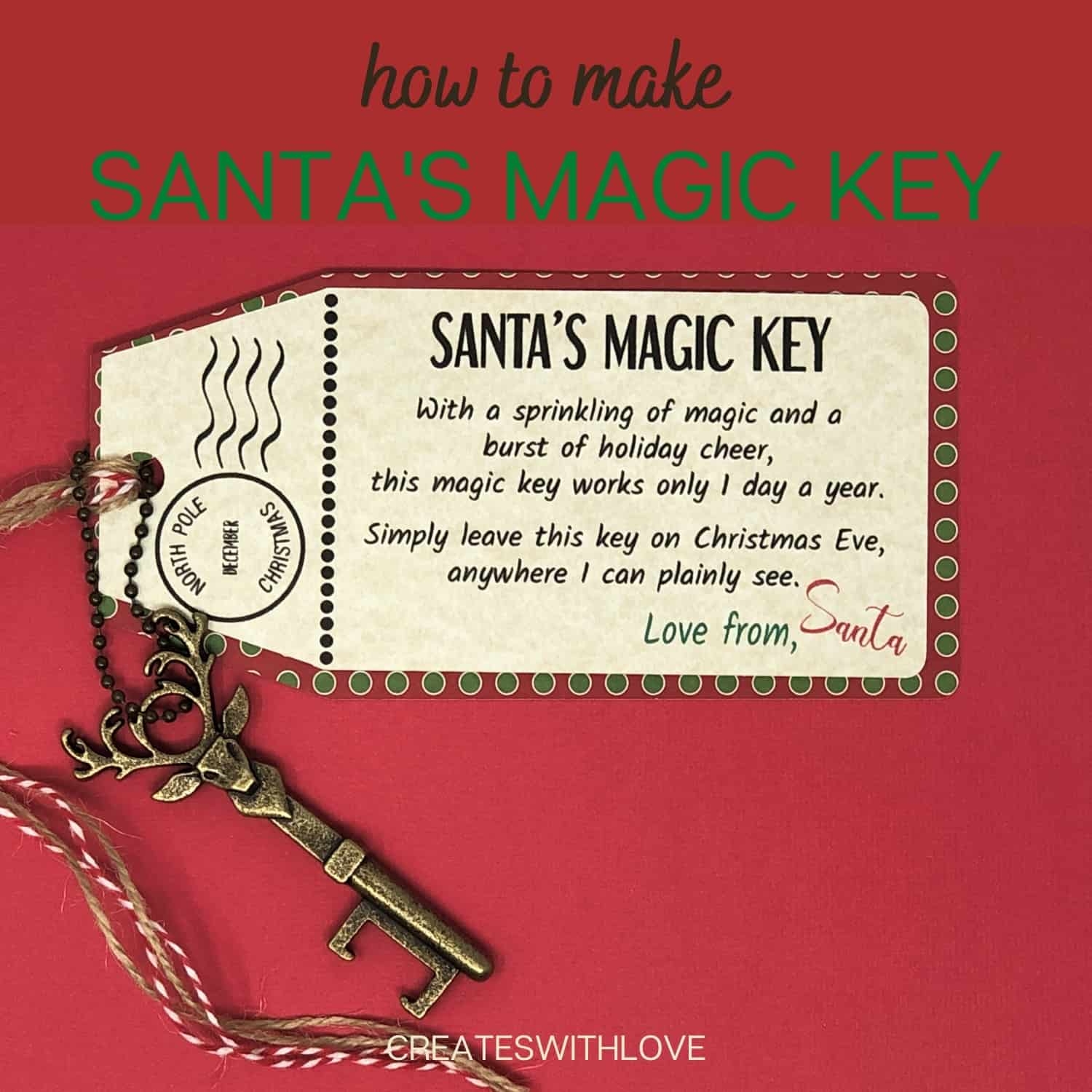 SANTA S MAGIC KEY Free Files Too Creates With Love