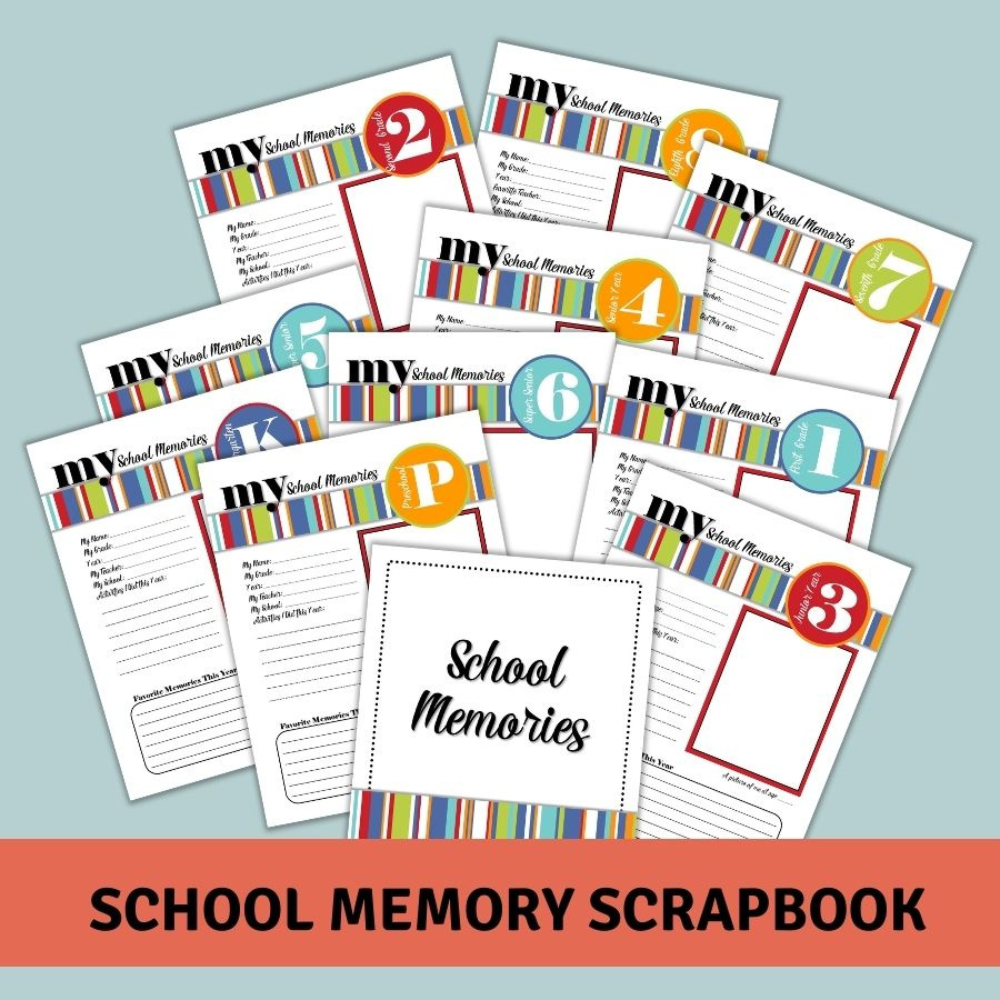 Free Printable Memory Book Pages