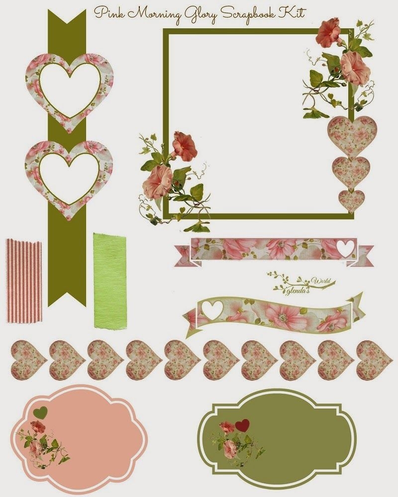 Scrapbook Elements By Glenda