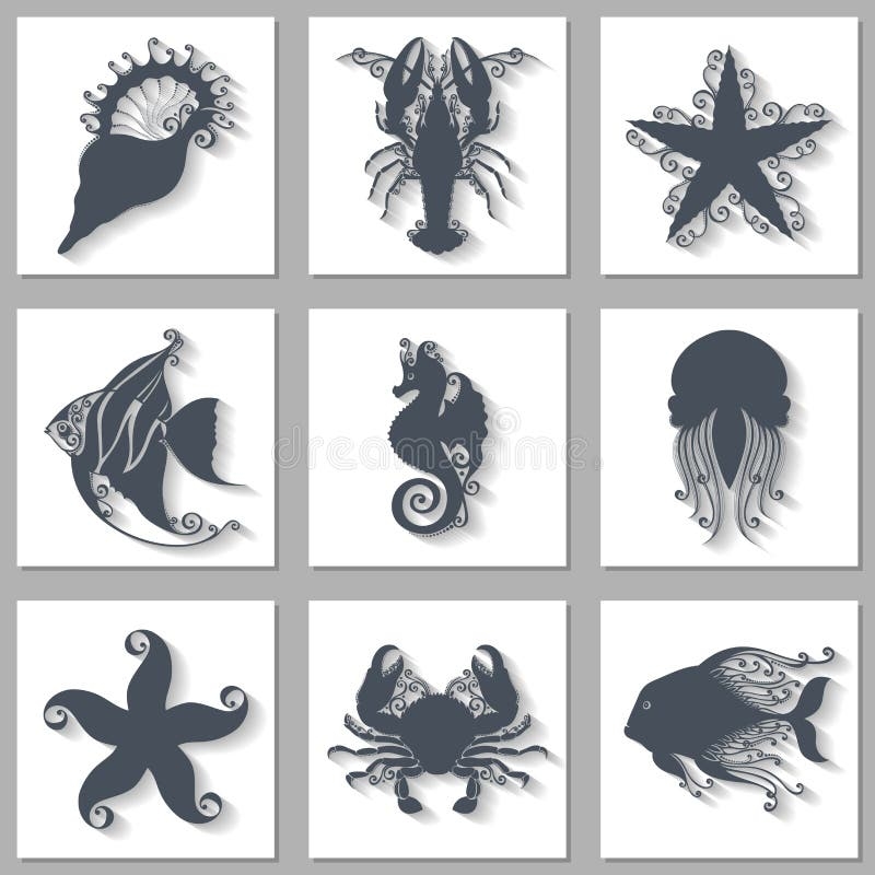 Free Printable Sea Life Stencils