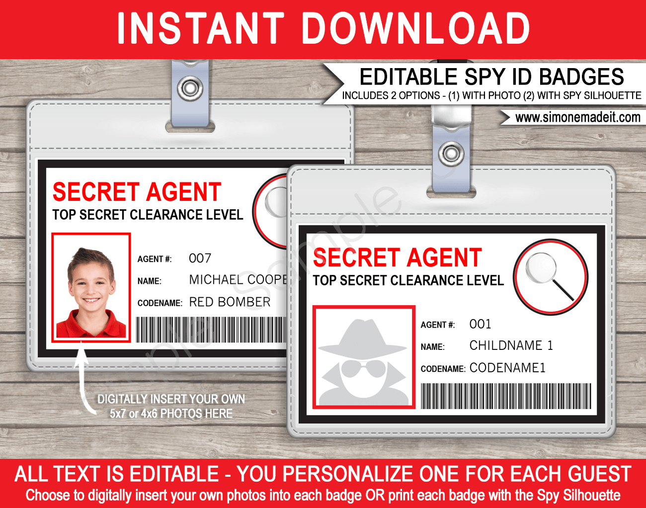 Download Free Printable Badges