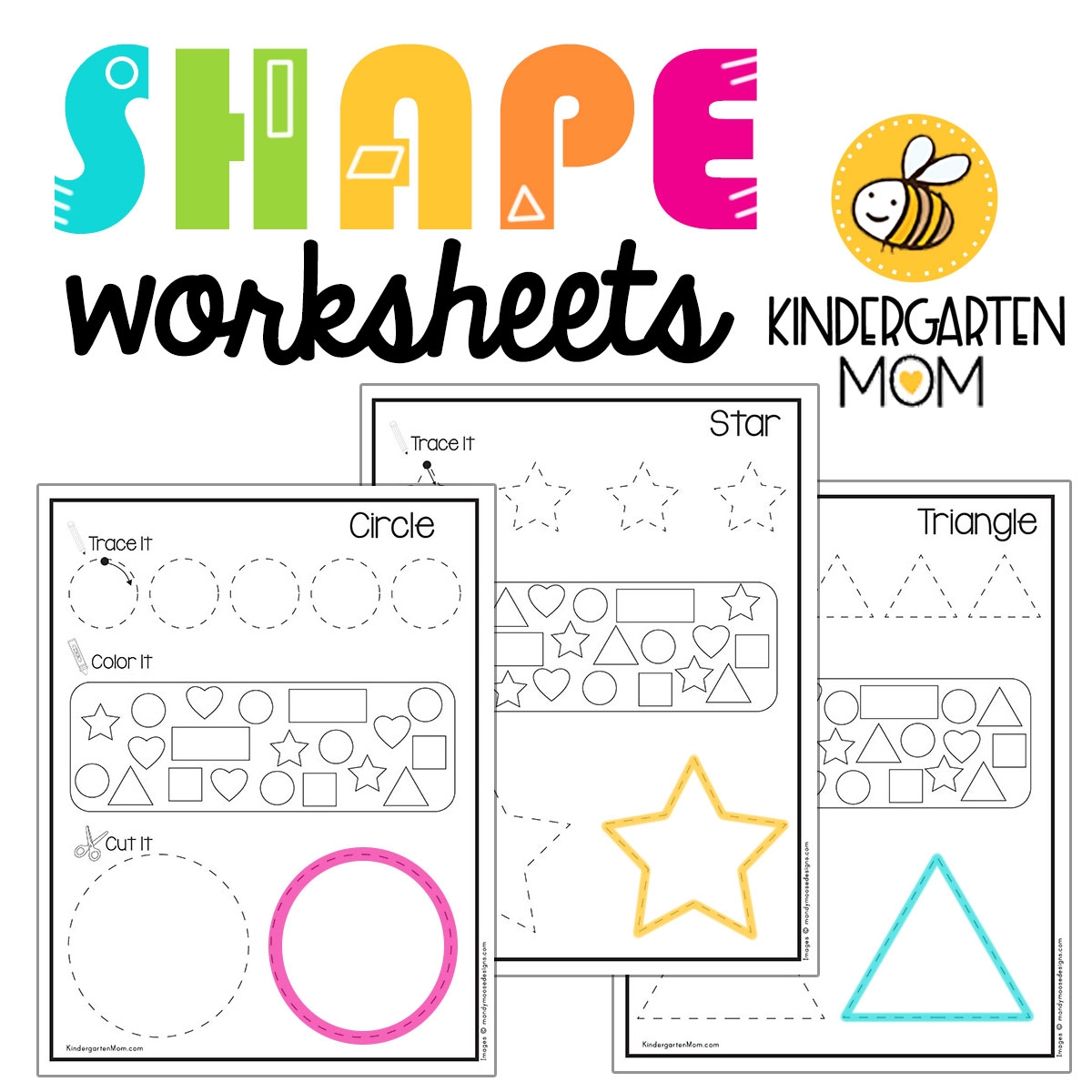 Free Shape Printables For Kindergarten