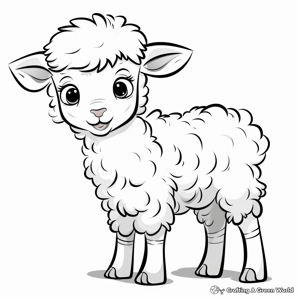 Sheep Coloring Pages Free Printable 