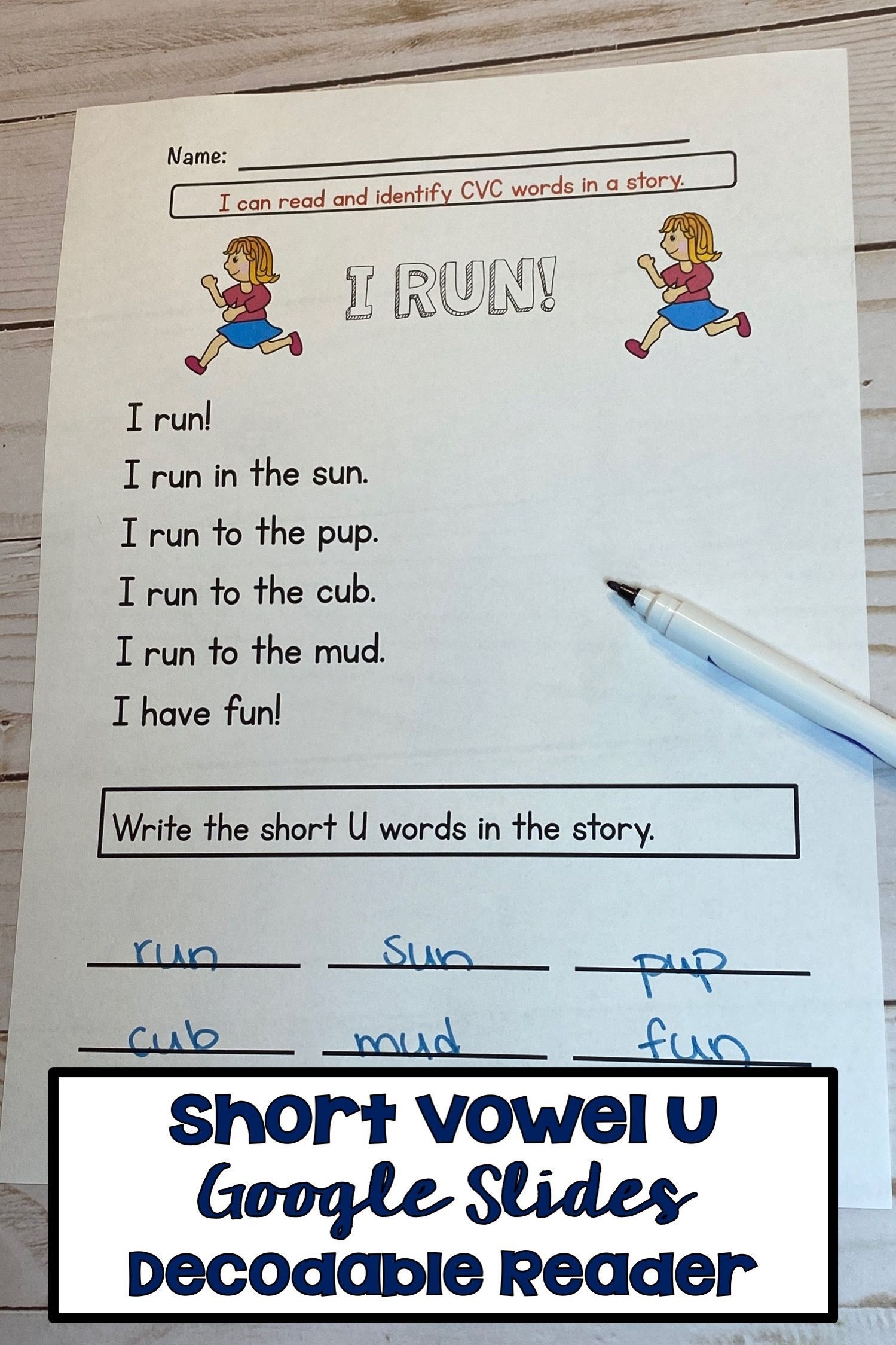 Short Vowel Decodable Readers