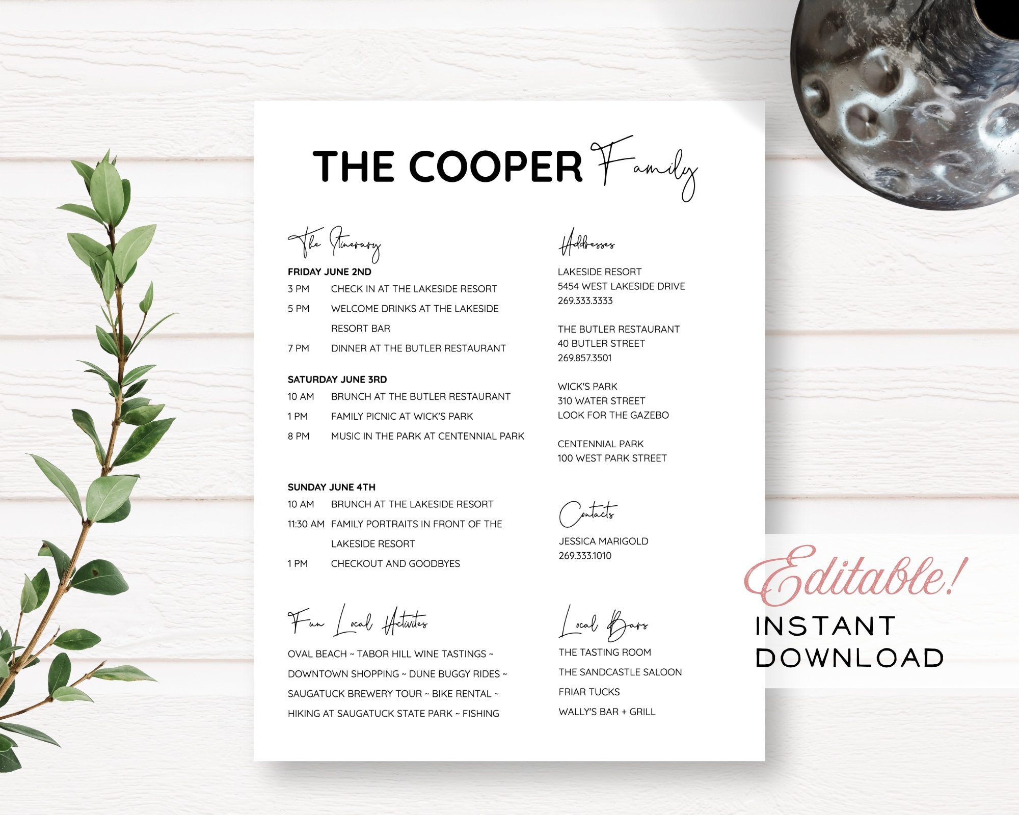 Free Printable Family Reunion Templates
