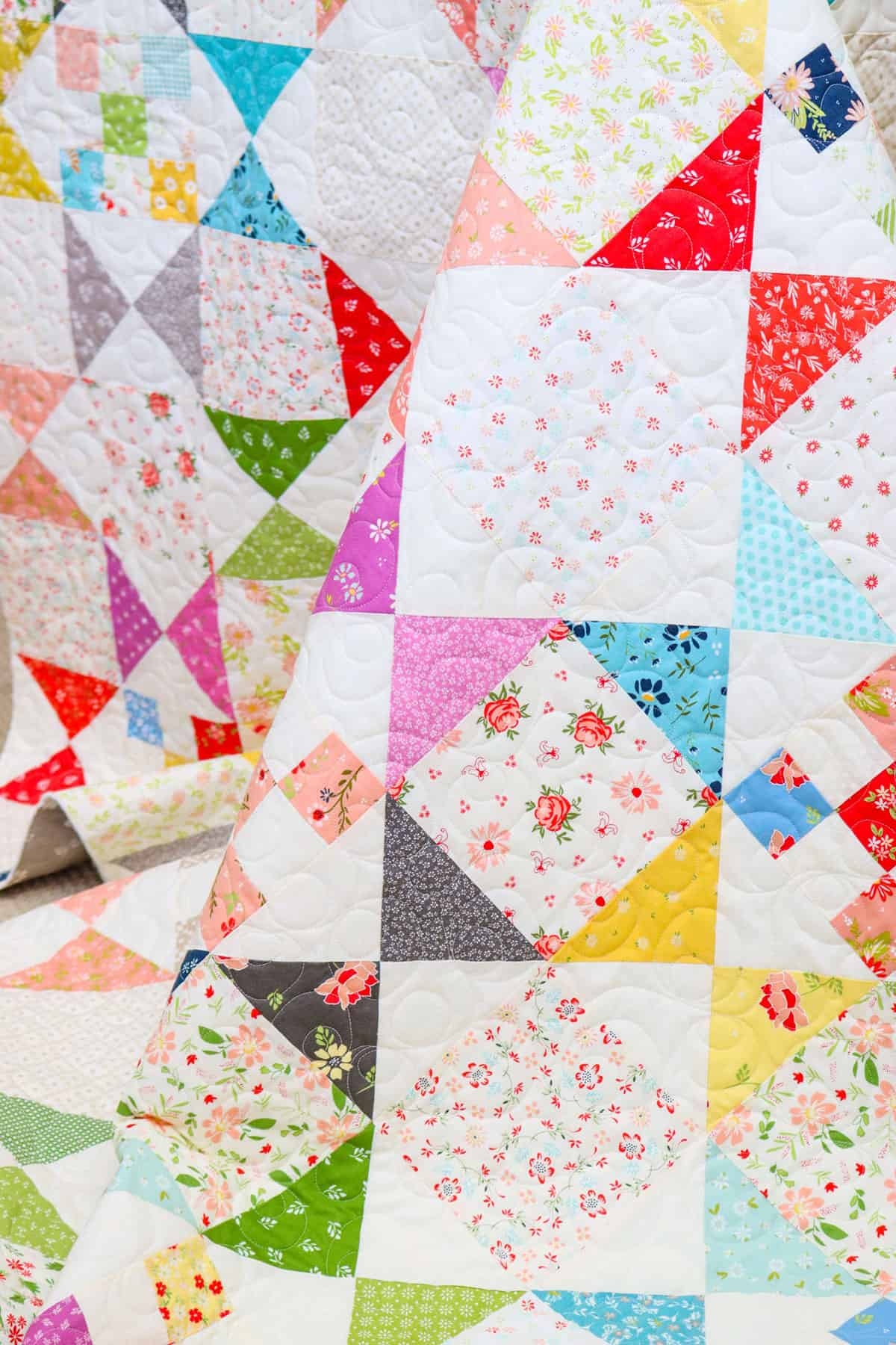 Simple Scrappy Quilt With Free Pattern A Quilting Life