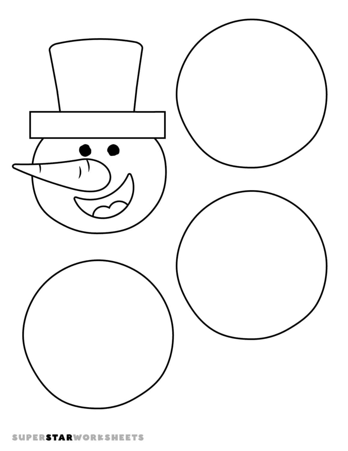 Snowman Free Printables