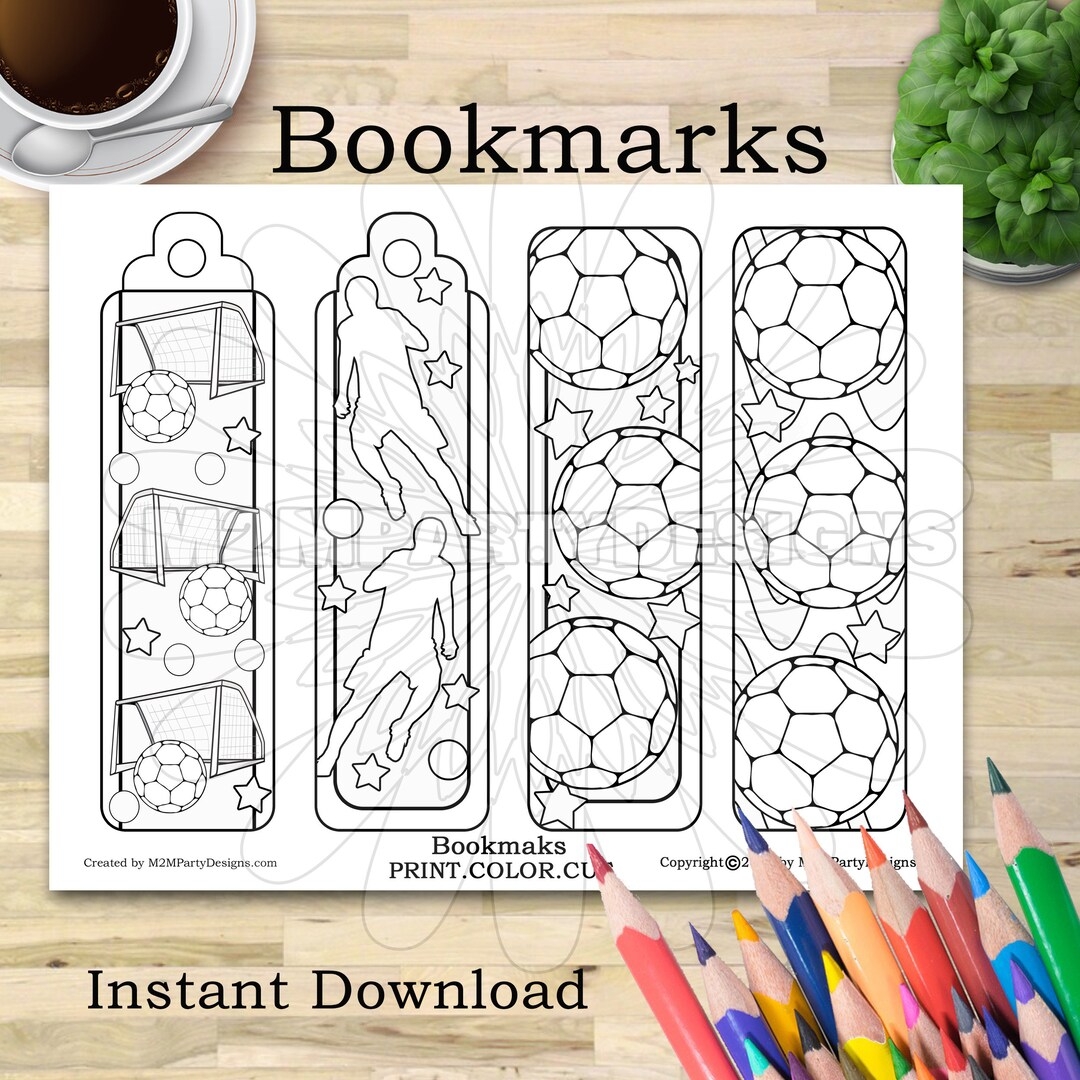 Free Printable Football Bookmarks