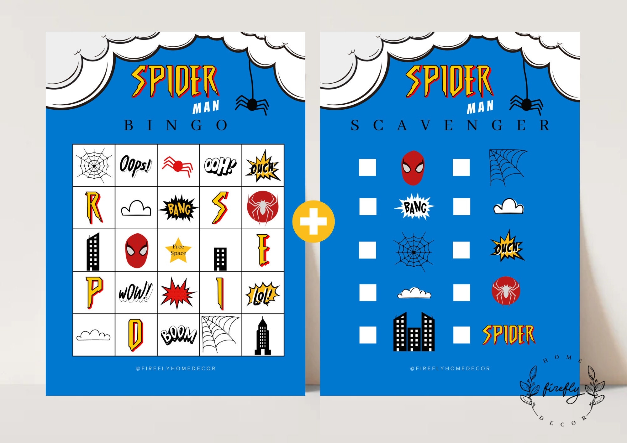 Superhero Bingo Free Printable