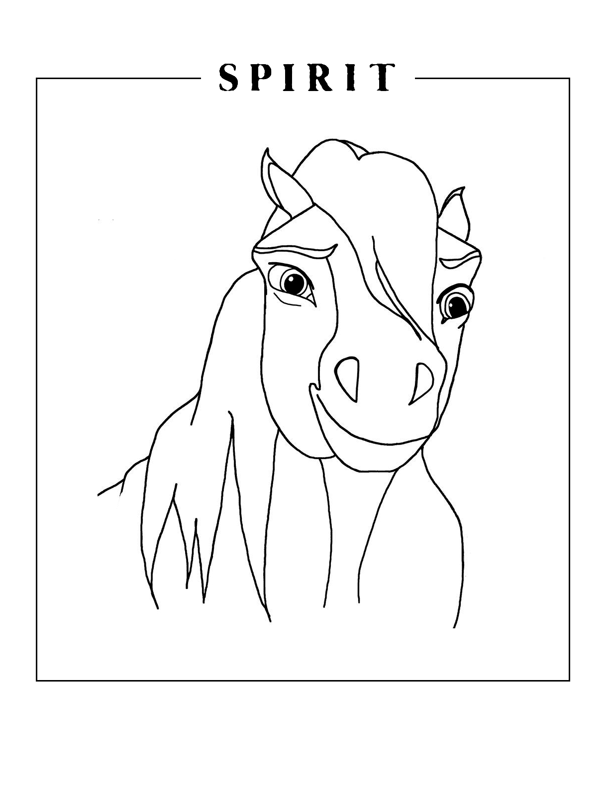 Spirit Coloring Pages Printable Coloring Pages