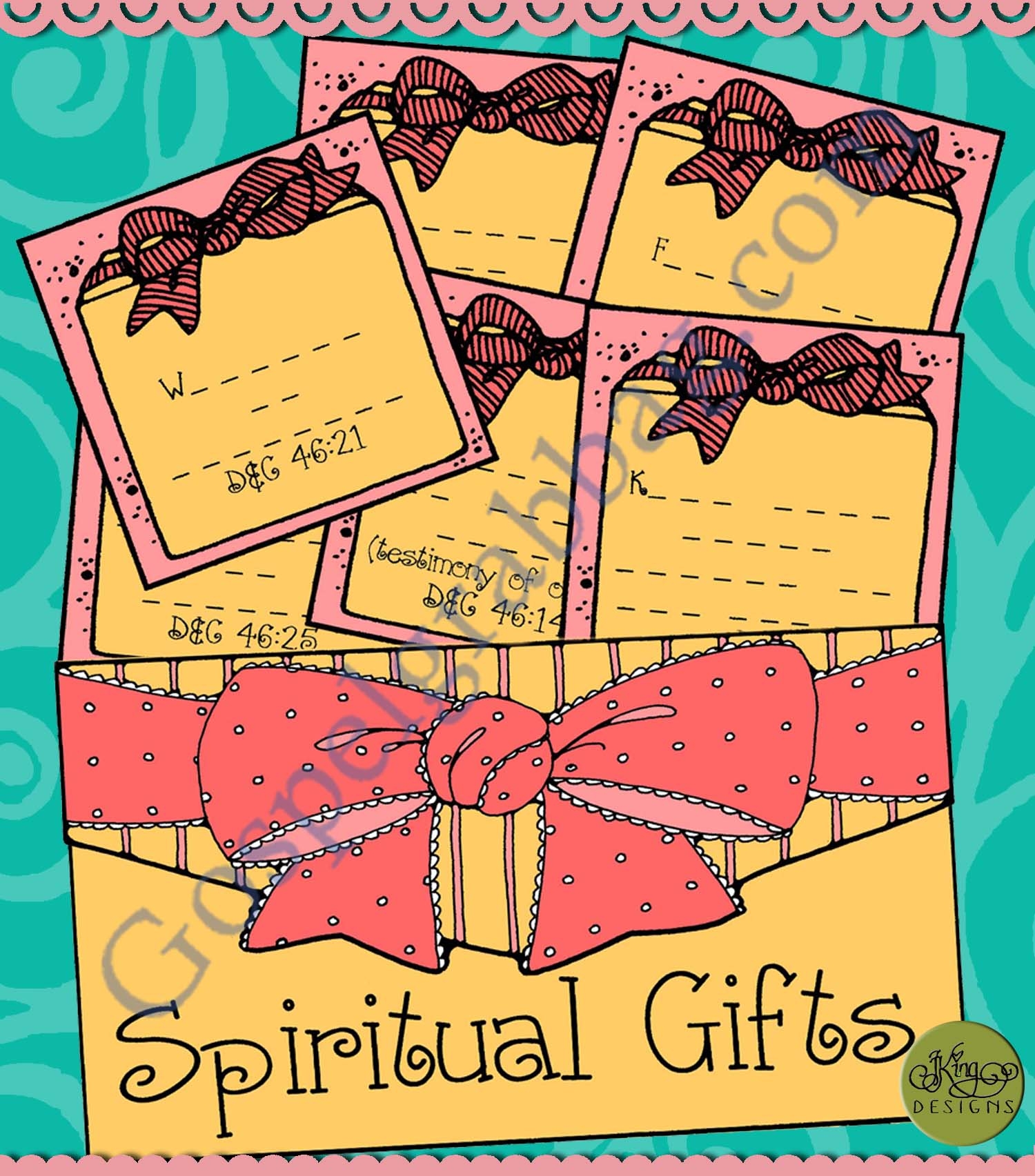 SPIRITUAL GIFTS LDS Lesson Activity Using My Spiritual Gifts Writing And Match Game Gospel Grab Bag