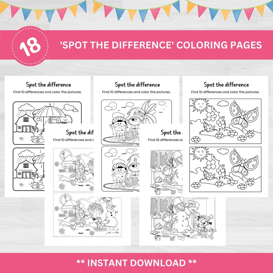 Find The Difference Free Printables