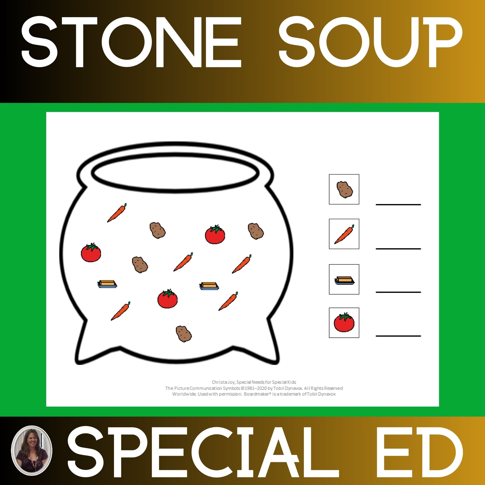 Stone Soup Unit For Special Education PRINT AND DIGITAL Special Needs For Special Kids