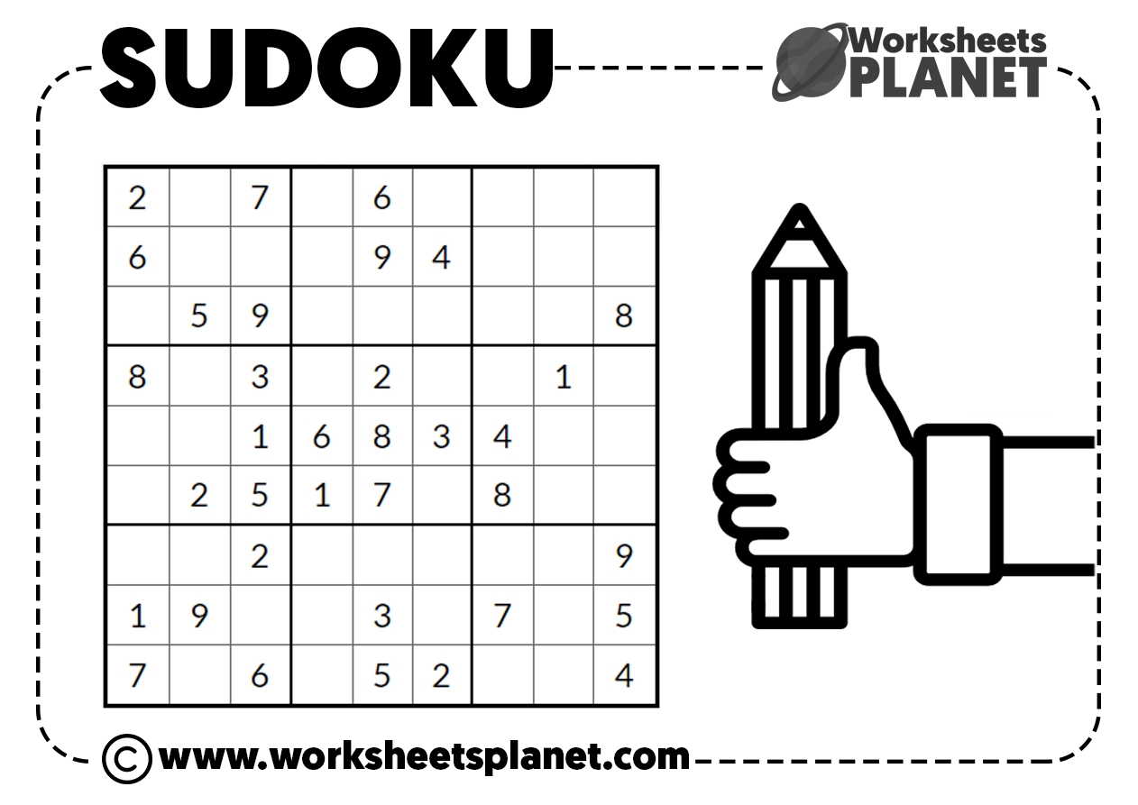 Free Printable Medium Suduko