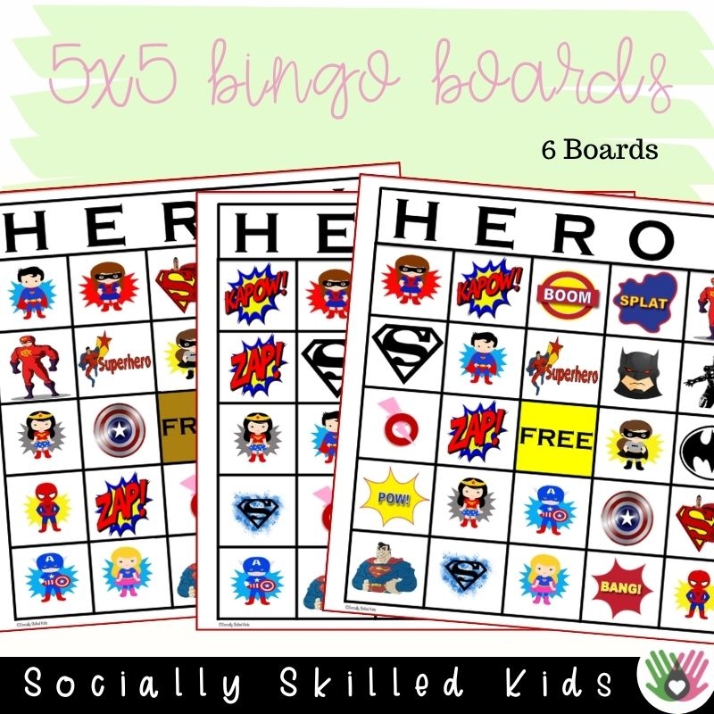 Superhero BINGO Differentiated For K 5th By Teach Simple