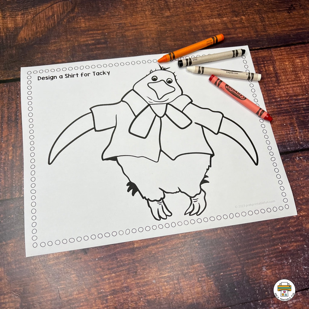 Tacky The Penguin Pre K Book Companion