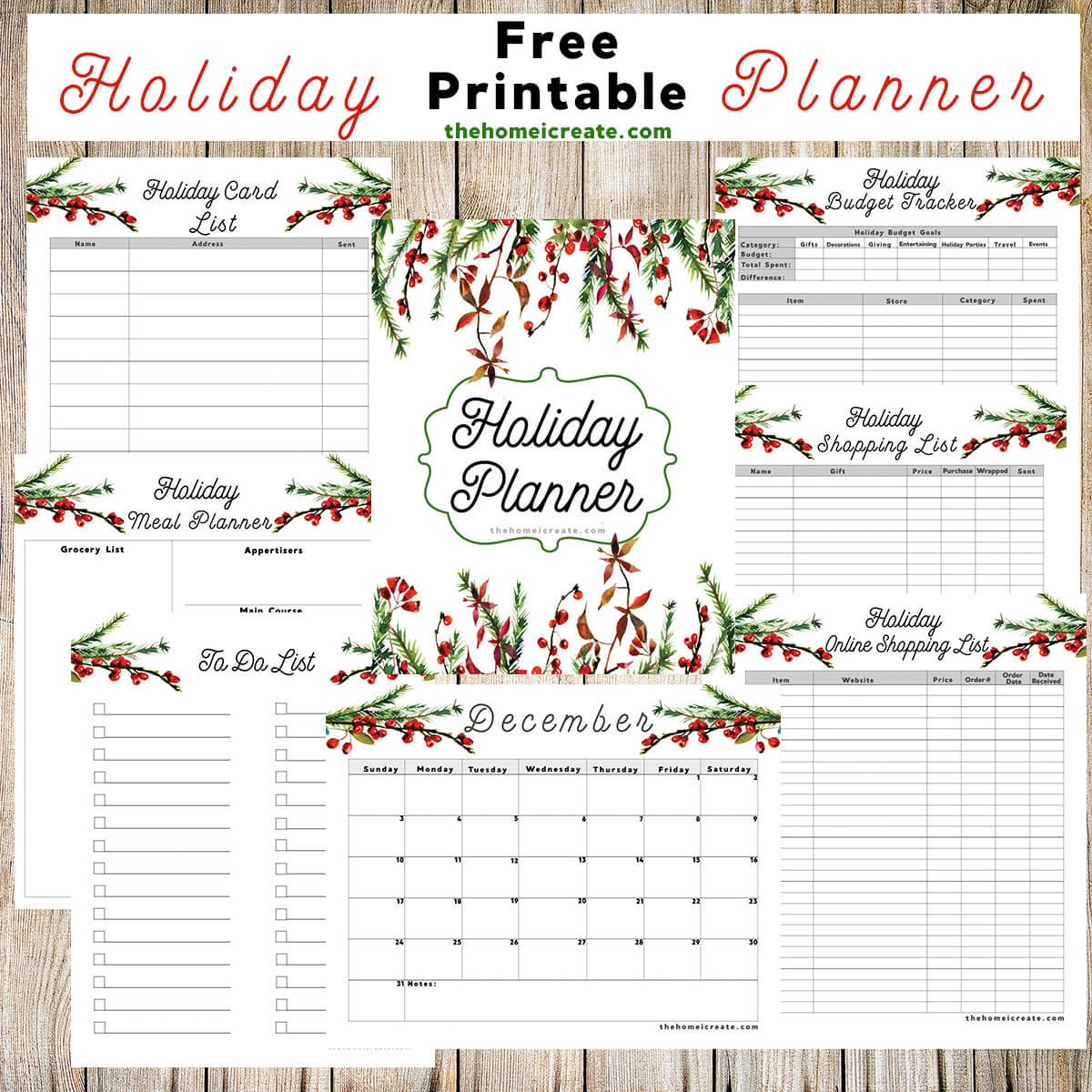 Holiday Printables Free