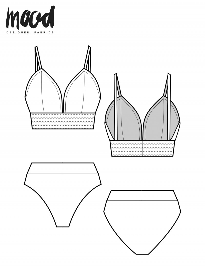 The Ilana Lingerie Set Free Sewing Pattern