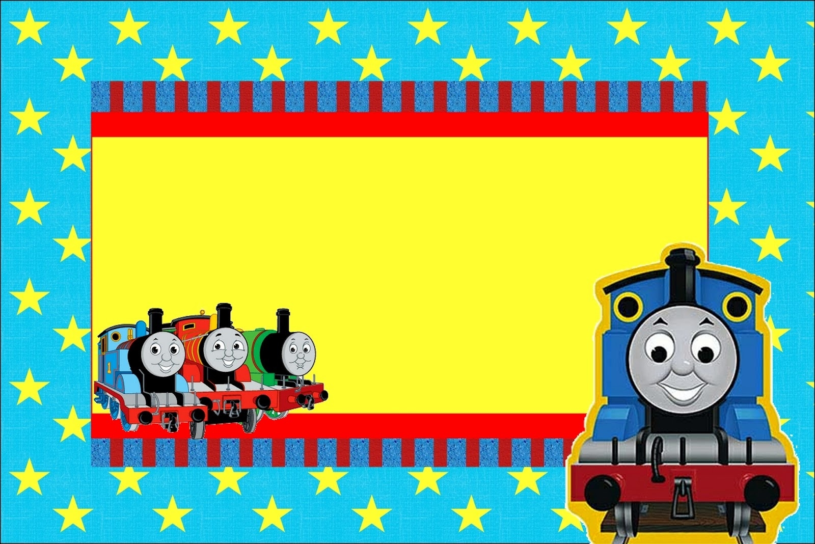 Thomas The Train Free Printable Invitations Oh My Fiesta In English