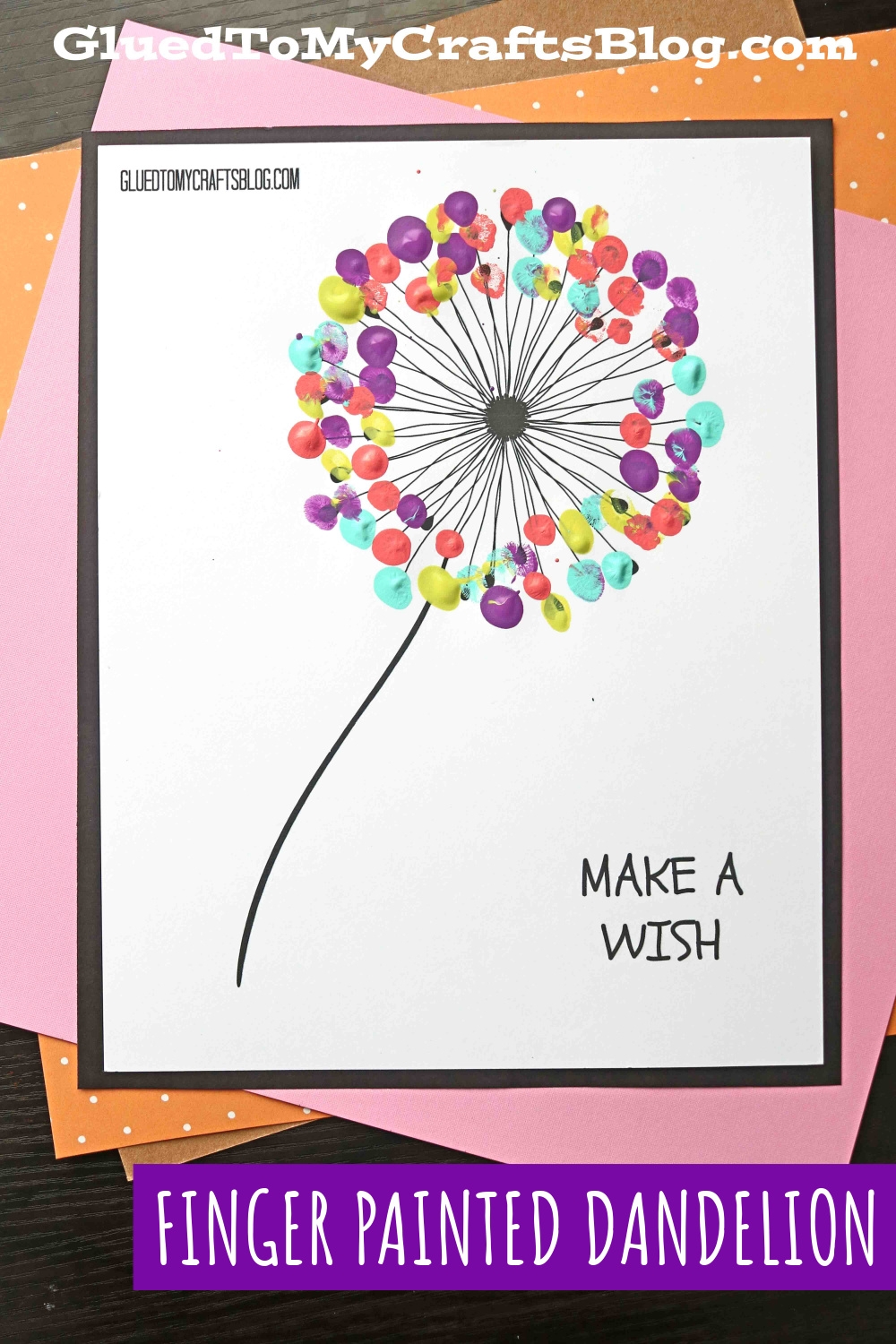 Thumbprint Dandelion Craft