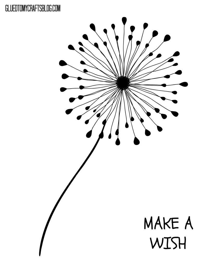 Thumbprint Dandelion Craft
