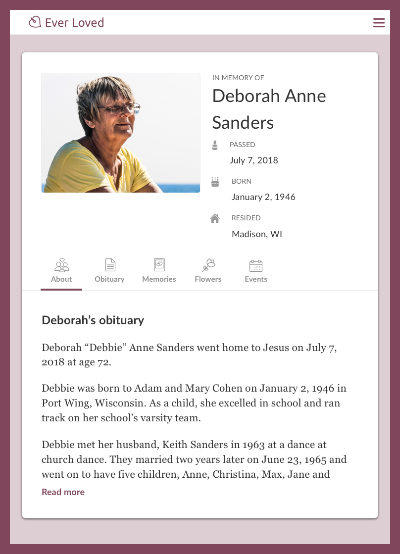 Create Free Printable Obituary