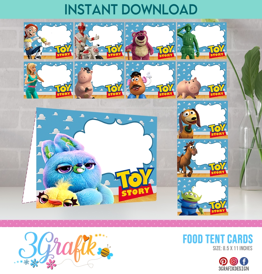 Free Printable Food Tent Cards