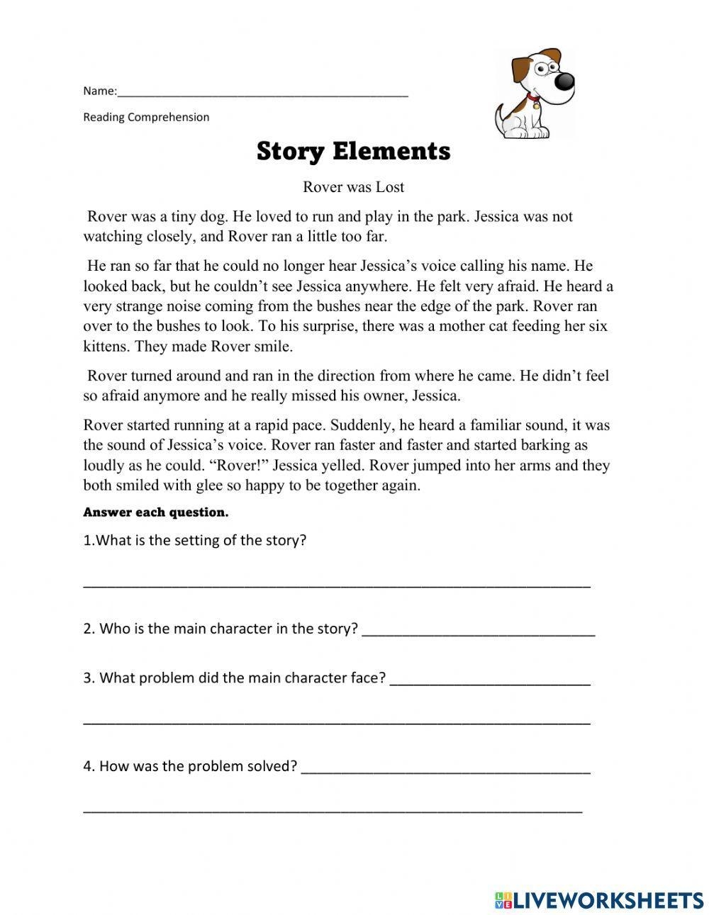 Unlock Creativity With Engaging Story Elements Worksheets Interactive Writing Resources