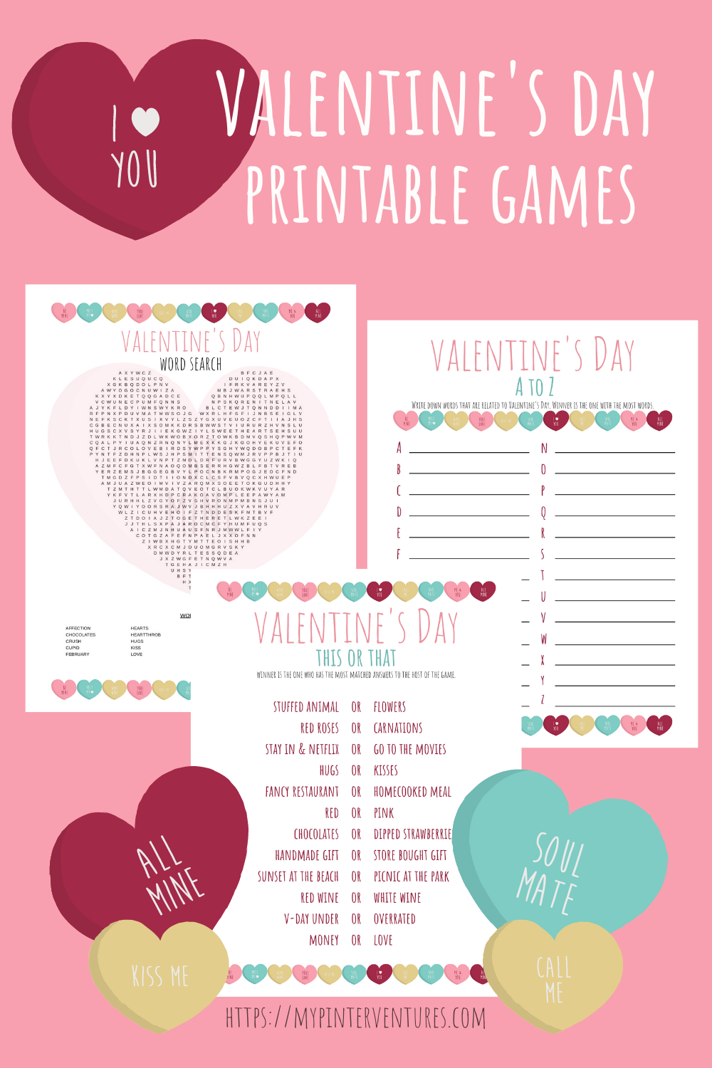 Free Printable Valentine Games