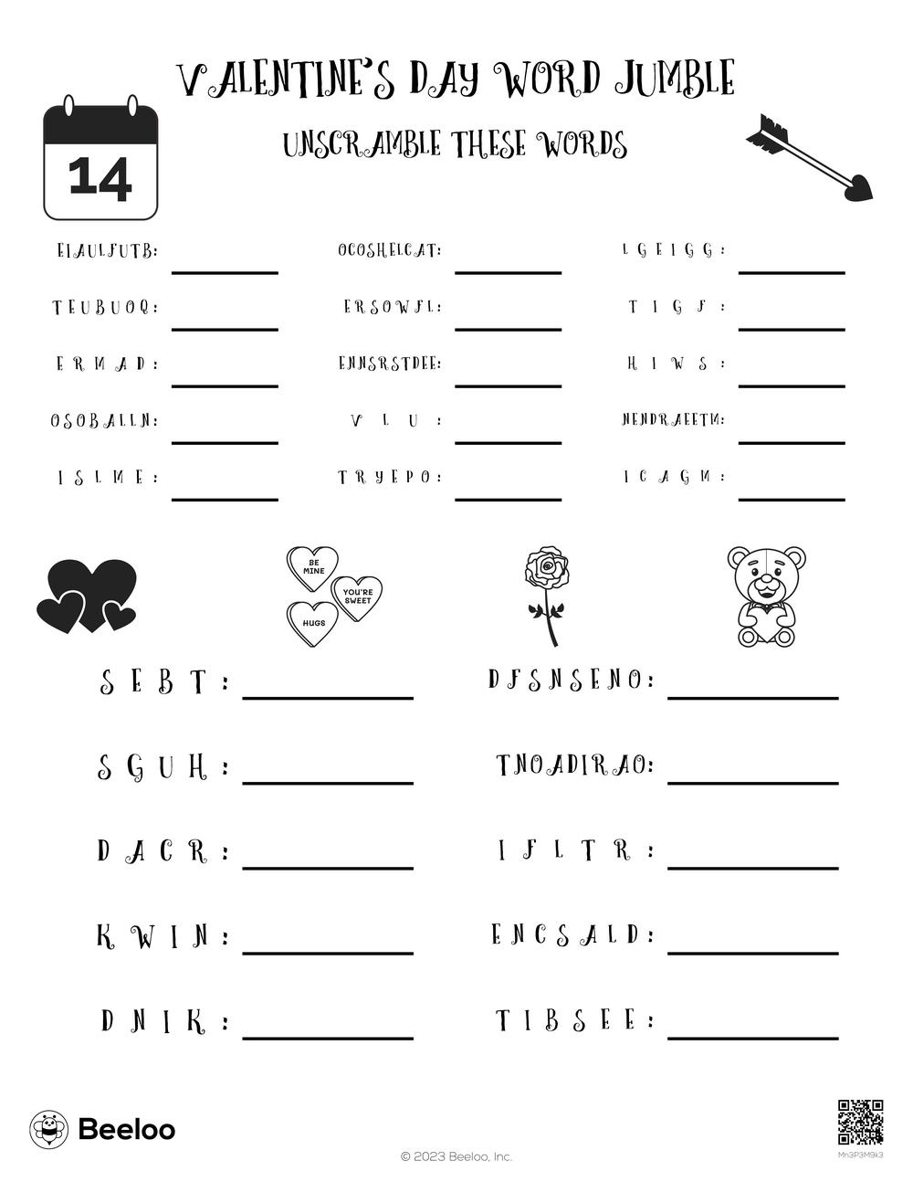 Free Printable Daily Jumble