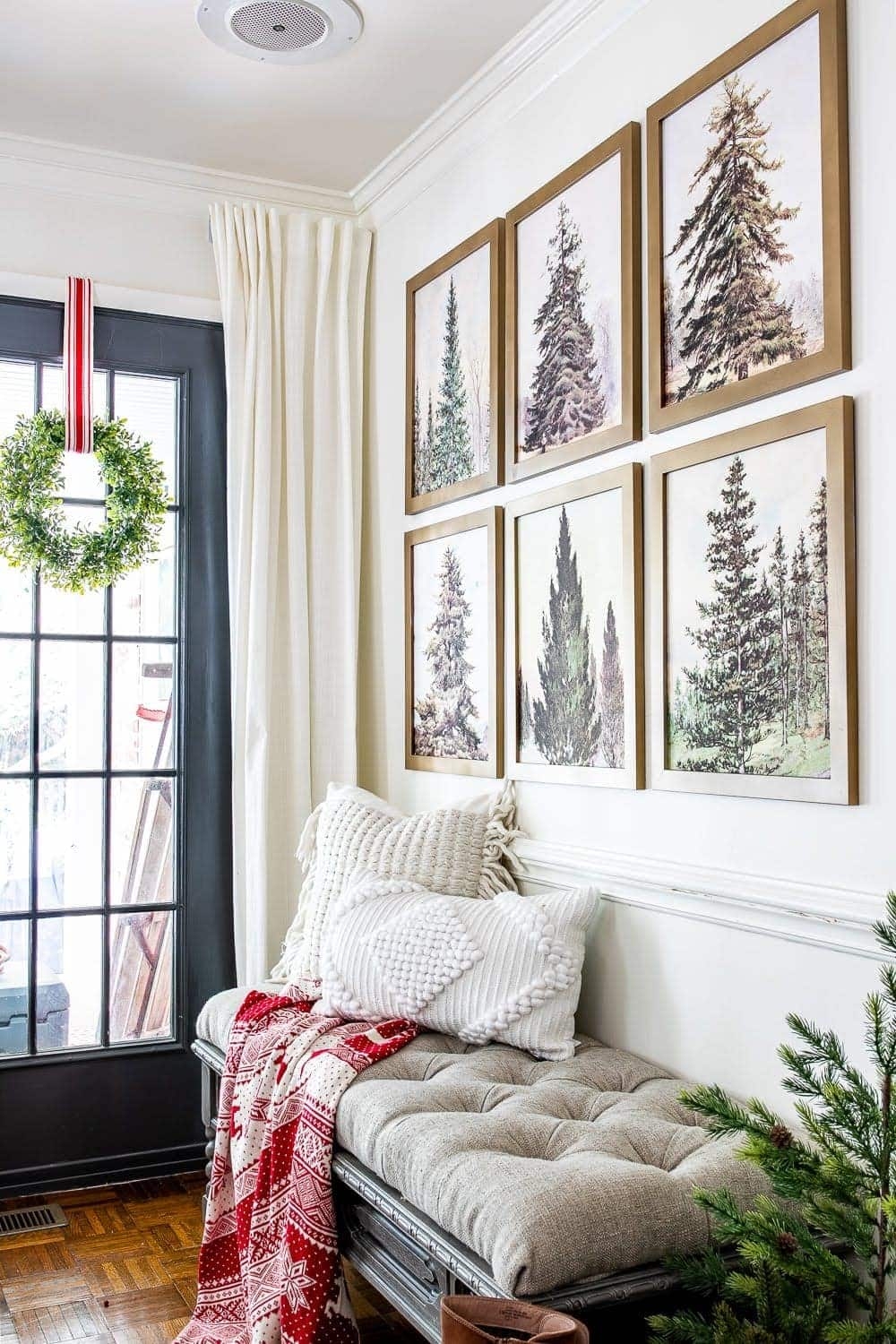 Vintage Christmas Tree Gallery Wall Printable Set Bless er House
