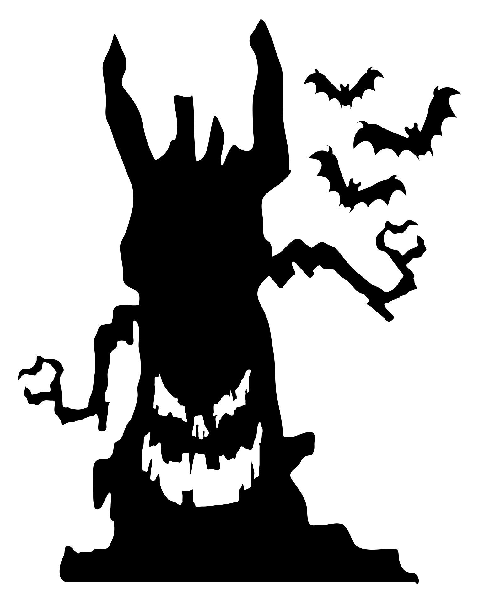 Vintage Halloween Silhouettes 15 Free PDF Printables Printablee