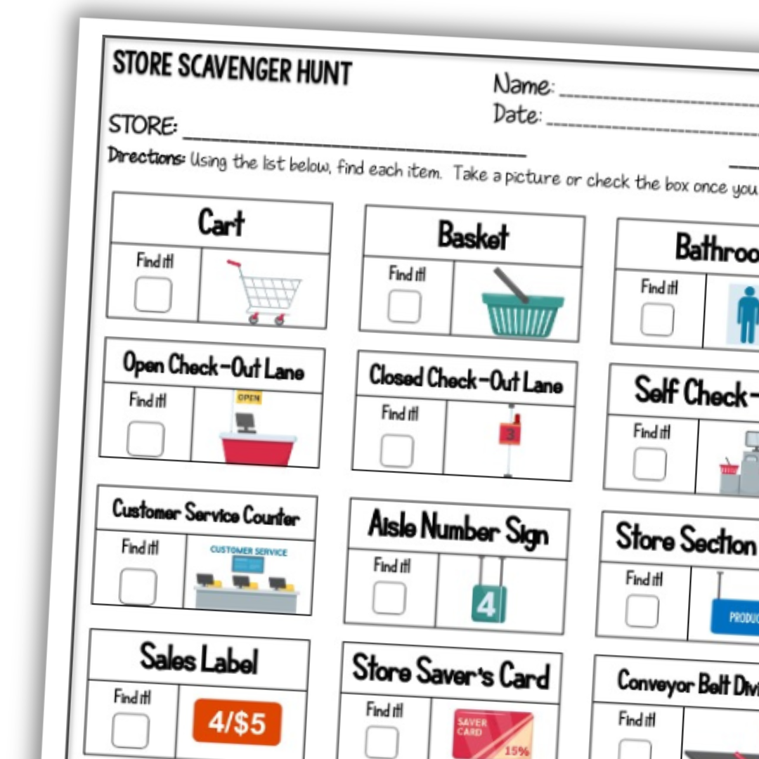 Vocational Skills Worksheets For Special Education Students