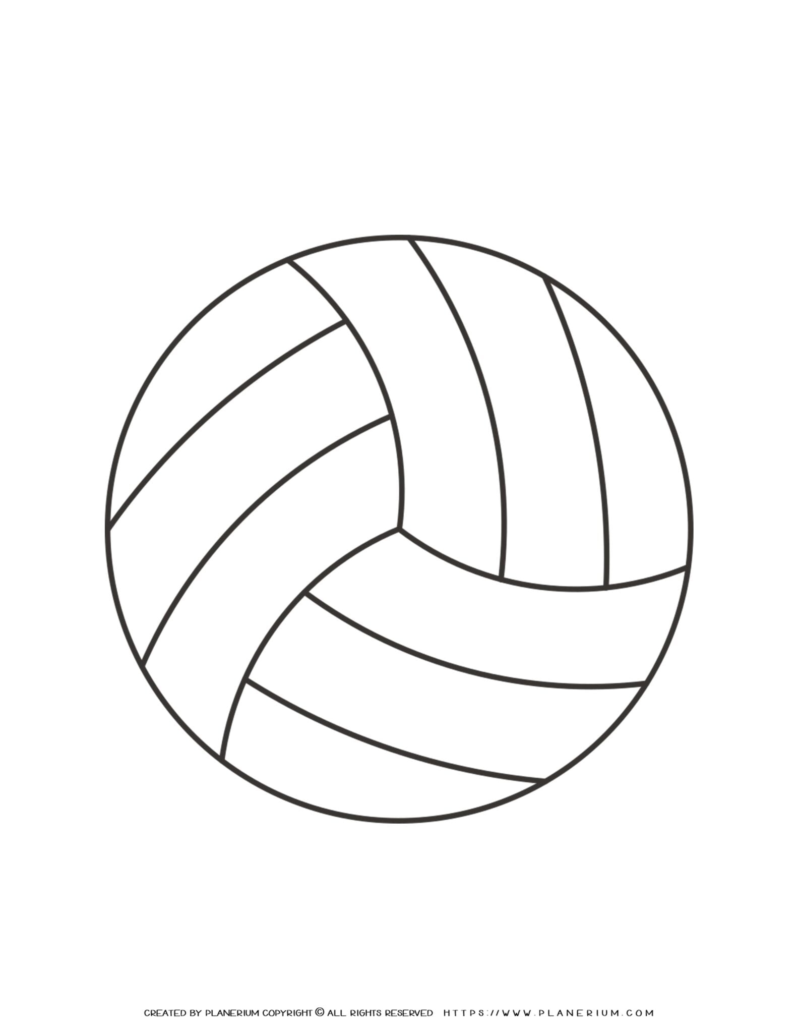 Volleyball Template Planerium