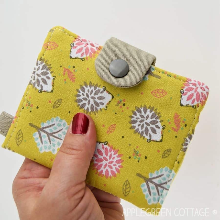 Wallet Sewing Pattern Kalina Mini AppleGreen Cottage