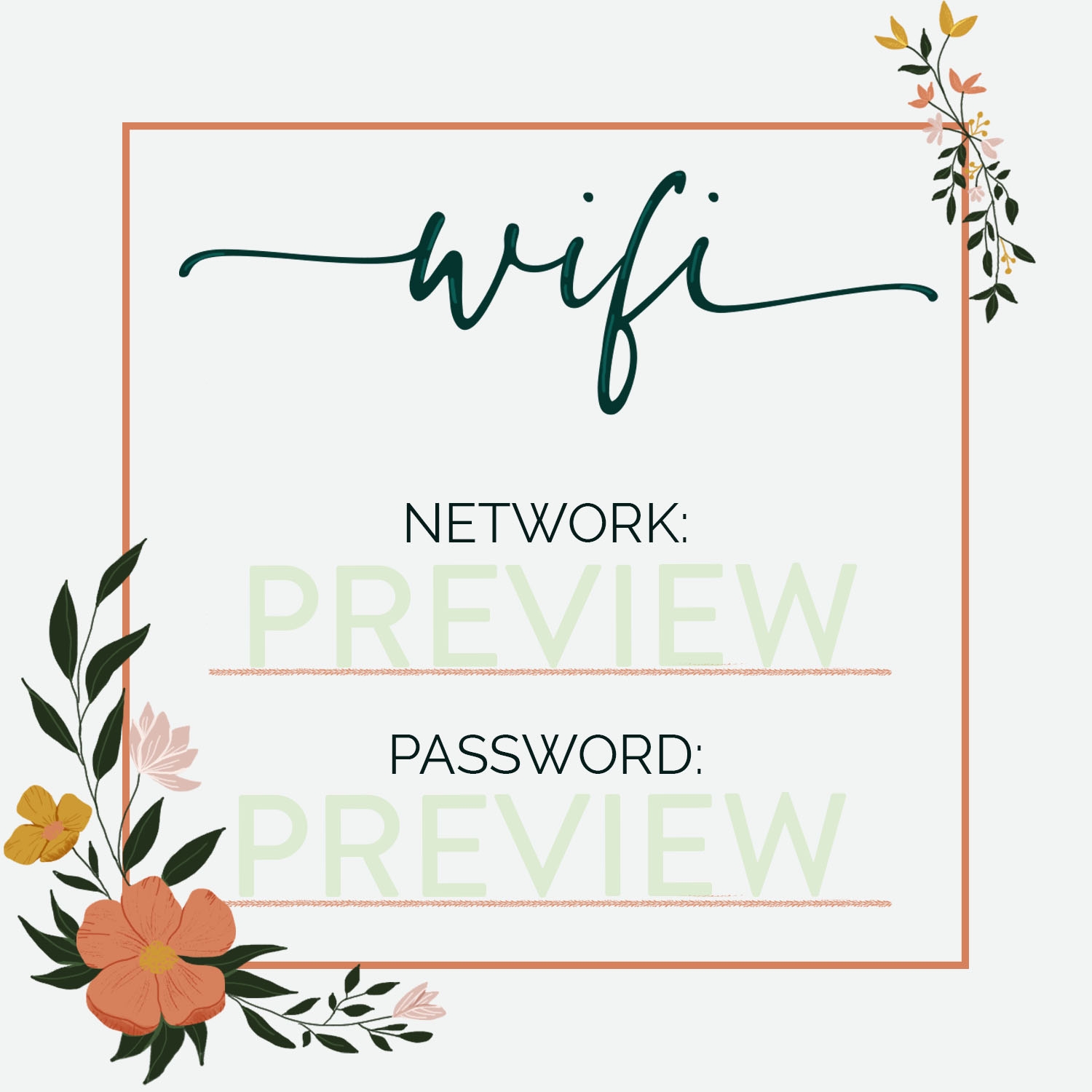 Free Printable Wifi