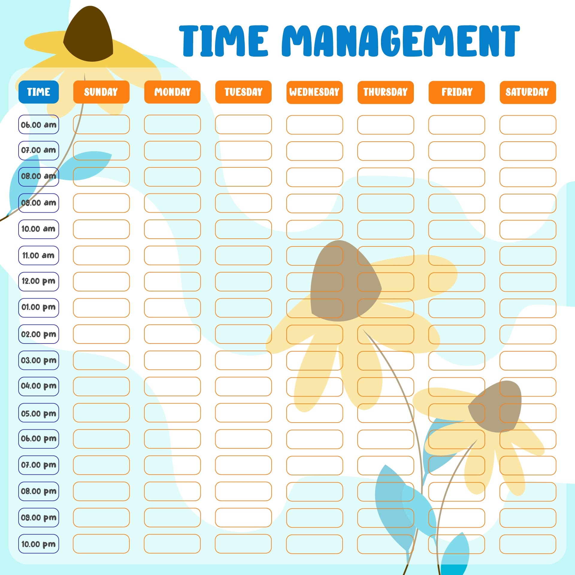 Worksheets For Time Management 9 Free PDF Printables Printablee