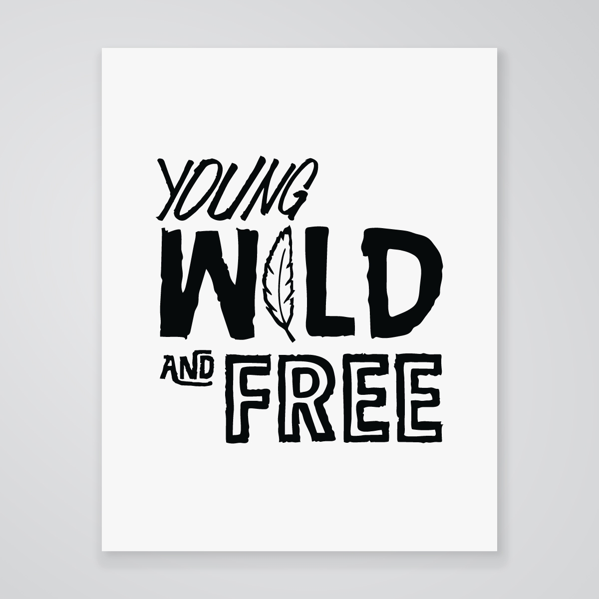Young Wild And Free Art Print