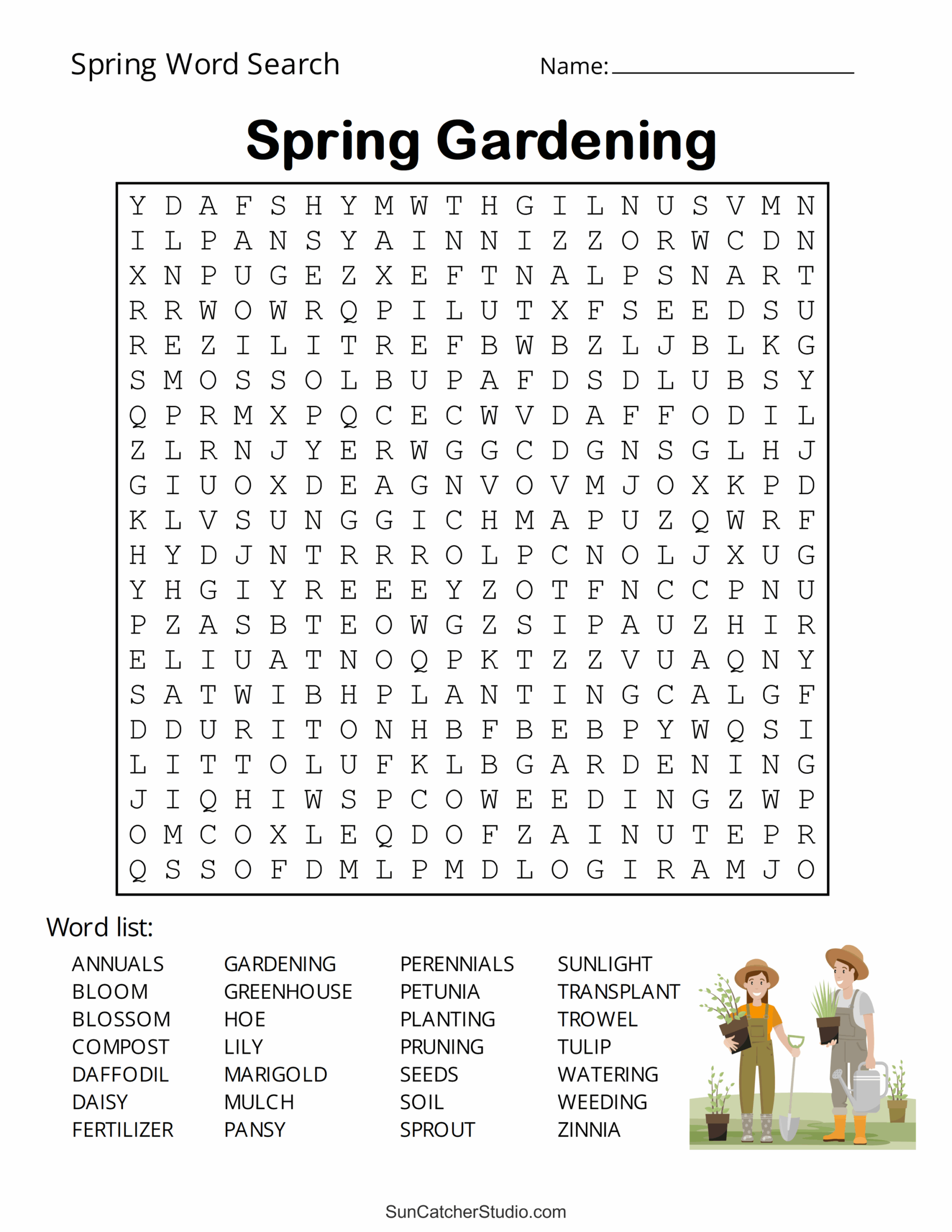Free Printable Word Search Games